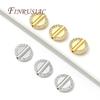 12MM*12MM Spacer Beads 18K Gold Plated Brass with Zircon Bead Separator For Beads Bracelets Accessories DIY Jewelry Making
