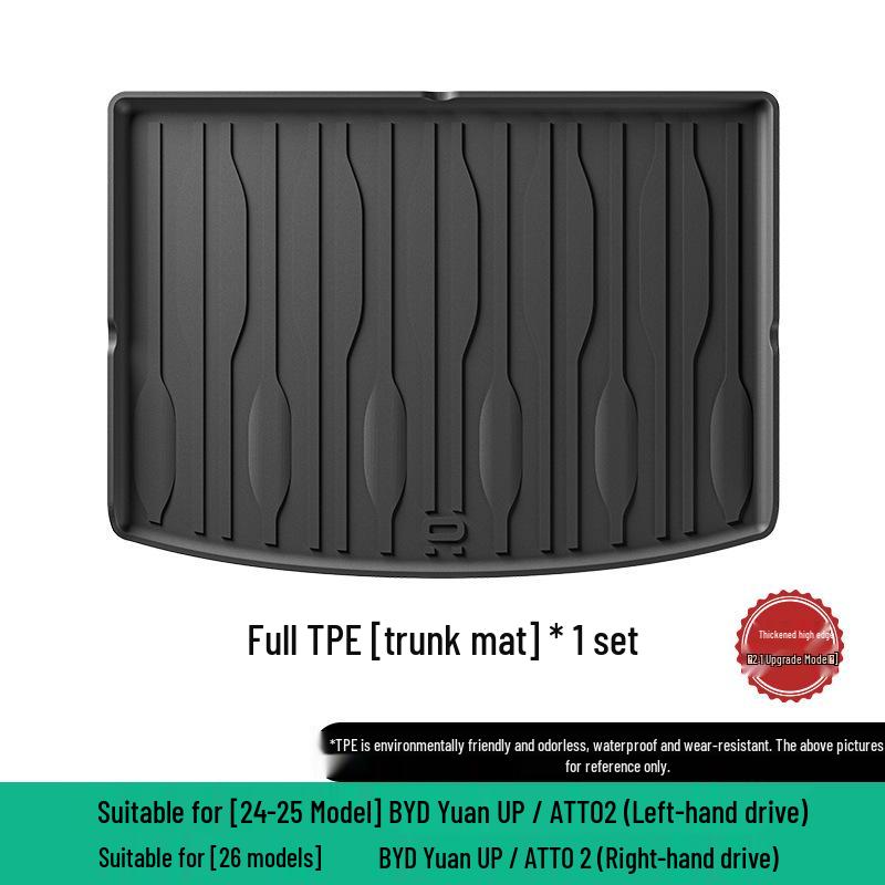 2024-2025 BYD Yuan UP/ATTO2 TPE Floor, Trunk & Backrest Mats