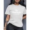 Ladies' Exquisite Printed T-Shirt - Summer Apparel for Women, Stylish Prints, Breathable And Comfortable, Round-Neck T-Shirt for Women, Soft Fabric