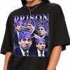 Prison Mike Comfort Colors Shirt, The Office Retro 90s Graphic Tee, Vintage Michael Scott T-Shirt, Dunder Mifflin Merch, TV Show Fan Gift