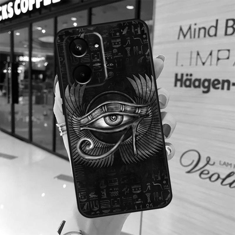 Egyptian Eye Of Horus Case For Realme 15 Pro 14 13 11 12 Pro Plus GT7 GT6 C55 C51 C53 C35 C33 C61 C65 C67 C71 C75
