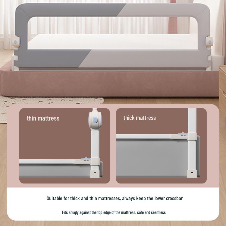Baby Bed Rail: No-Install Safety Guard for Children