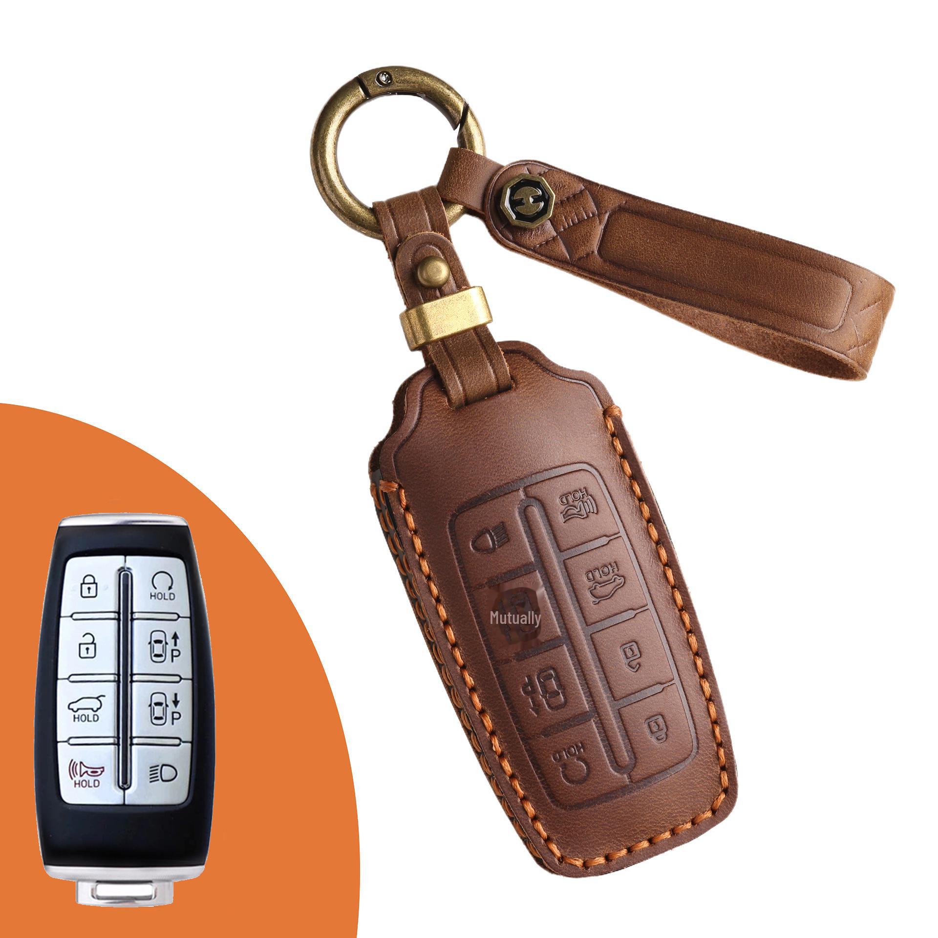 

Роскошный чехол для ключа Genesis GV70/GV80/G90