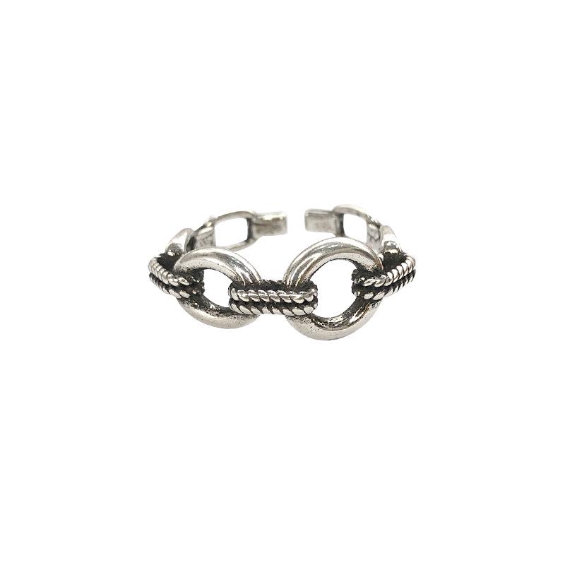 925 Sterling Silver Geometric Ring for Women - Trendy, Durable, and Stylish Hand Jewelry