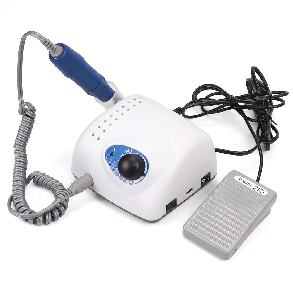65W Strong 210 105L Nail Drills Manicure Pedicure Machine Electric Strong Nail File Polishing 35000RPM Nails Art Grinding Device