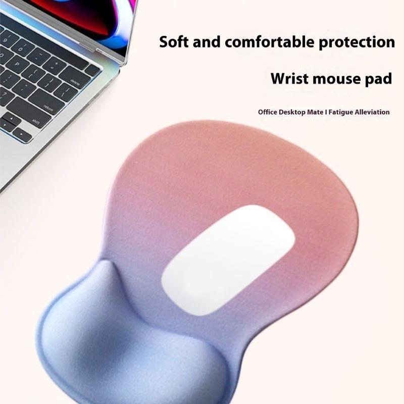 Keyboards Wrist Rest Pad Soft Silicone Mouse Pad Wrist Support Cushion Ergonomic Computer Mouse Pad for Office Laptop