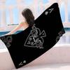 Ace of Spade Microfiber Beach Towel Absorbent Quick Dry Soft Yoga Swimming Resort Mountain Climbing Towel