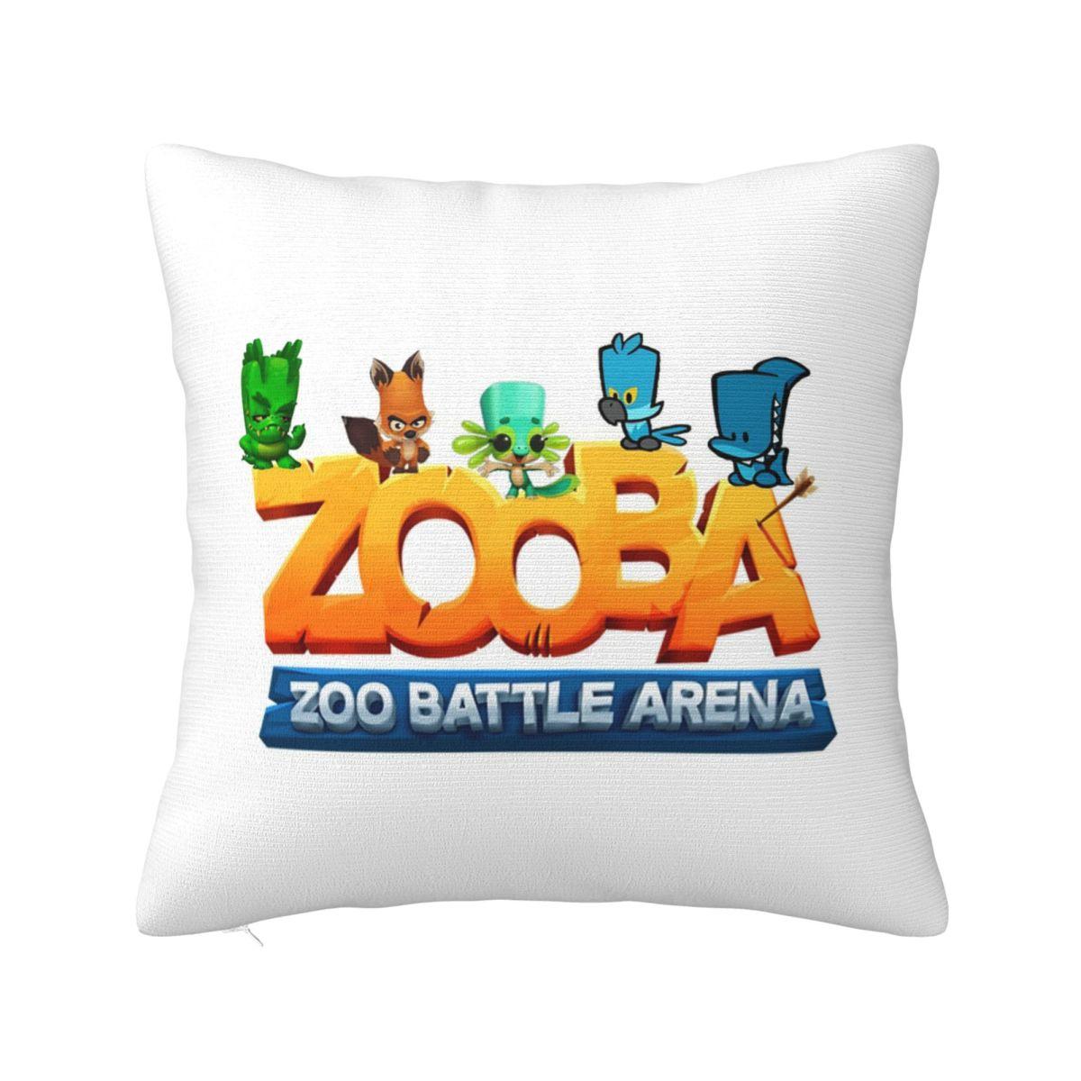 Zooba Battle Arena Квадратная Наволочка Чехол для Подушки Наволочка Чехол для Декоративной Подушки для Дома Дивана Гостиной 12x12Inch