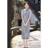 New Chinese Sleeveless Improved Cheongsam Dress Retro Style Young Girl Daily Wear Advanced Sense and Thin Temperament