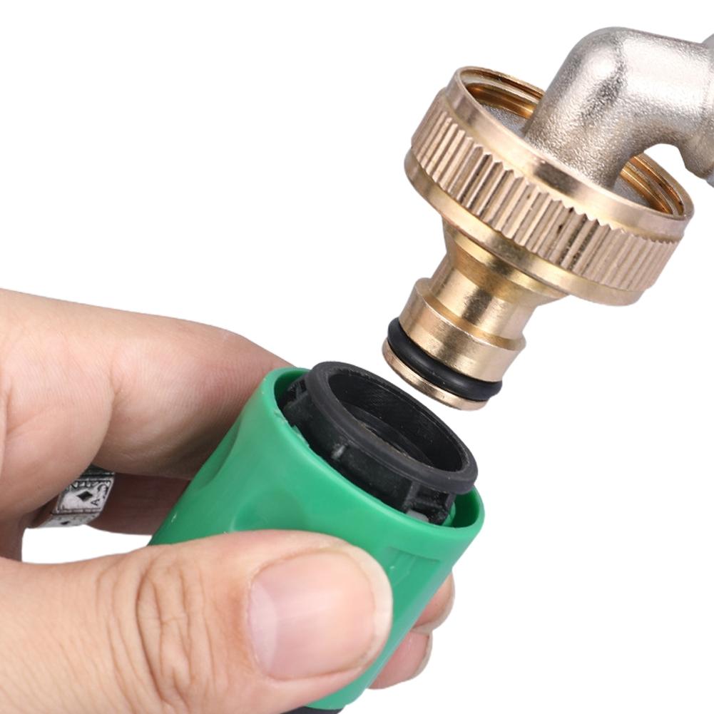 1inch BSPF Tap Connector Accessories Brass+Rubber Garden Adapter