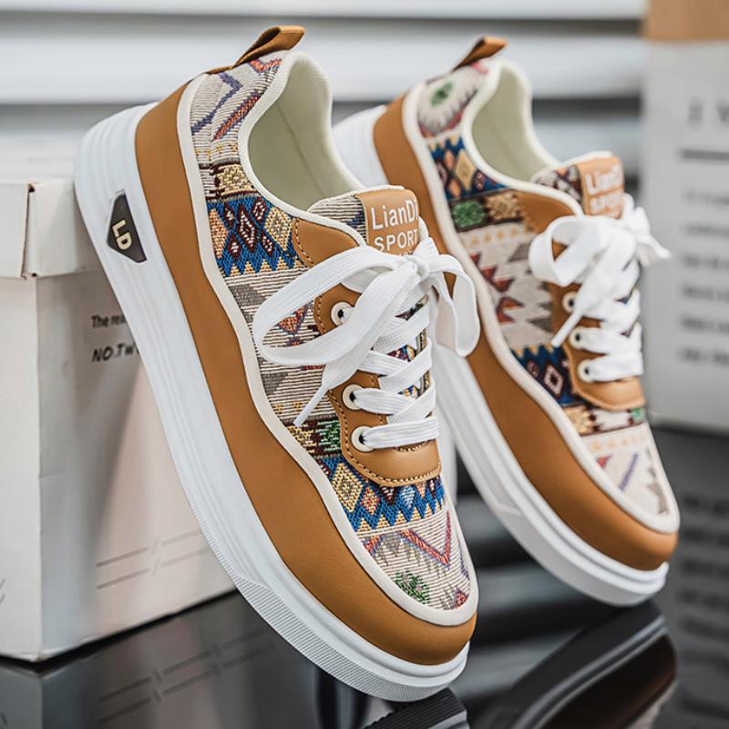 Men's Fashion Casual Low Top Skateboarding Shoes Boys Comfortable Sneakers Male Students Trending Soft Sole Classic Breathable Gym Non-slip