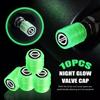 For Nissan 4PCS Luminous Tire Valve Caps Multi-color Night Glowing Decor Qashqai Juke Pulsar Sentra Altima Patrol Micra Rogue F333
