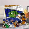 Dragon Ball character Print Flannel Blanket High quality Comfortable for All Seasons Home Decor Warmth and Comfort Perfect for Christmas Gifts