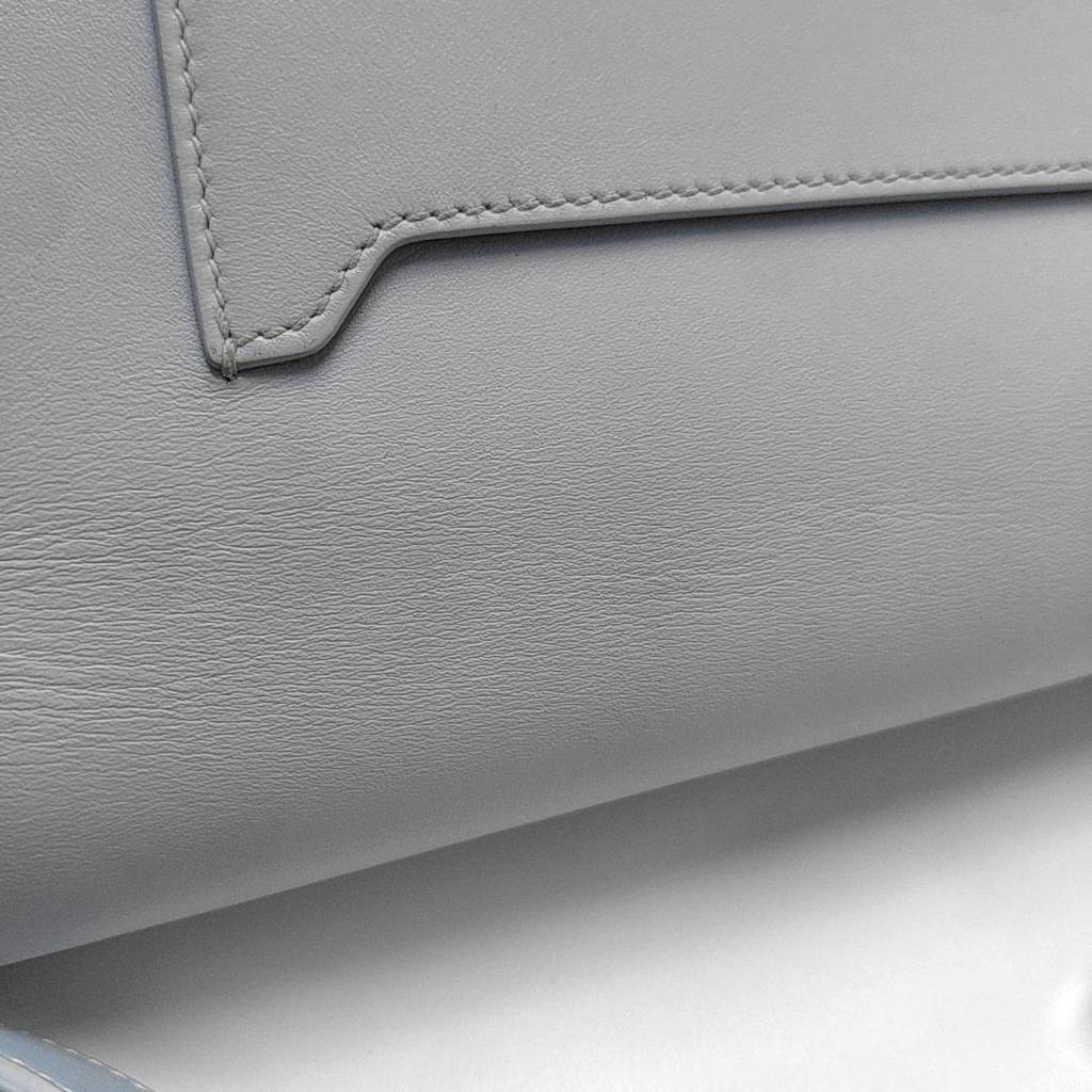 [Pre-Owned] Olympia Adjustable Shoulder Strap Flap Closure Calfskin Half-Moon Handbag - Very Good #NQT41U