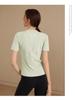 Women's Quick-Dry Mesh Yoga T-Shirt - Breathable, Sweat-Wicking Sport Top