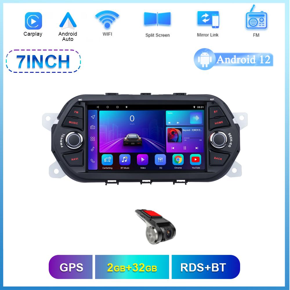 Reakosound Auto-Radio-Player Android WIFI Carplay + Android Auto GPS Navi Für Fiat Tipo Egea 2015-2017 Auto Stereo RDS KEINE DVD