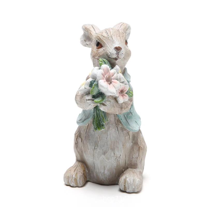 Easter Bunny Hatching Eggs Rabbit Year Decorative Items Easter Bunny Cute Decorative Items for Home Design