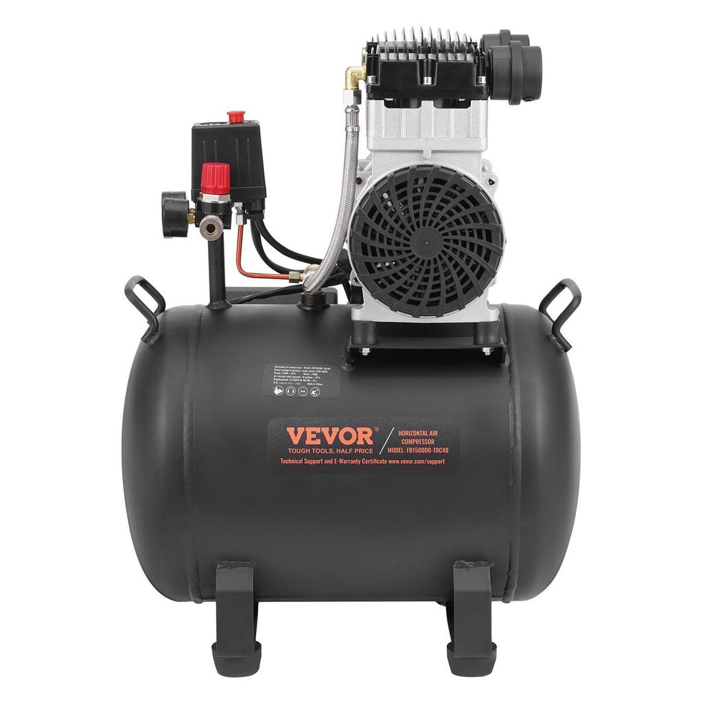 Air Compressor Compact Portable Oil Free Compressor 10 Gallon 90 PSI