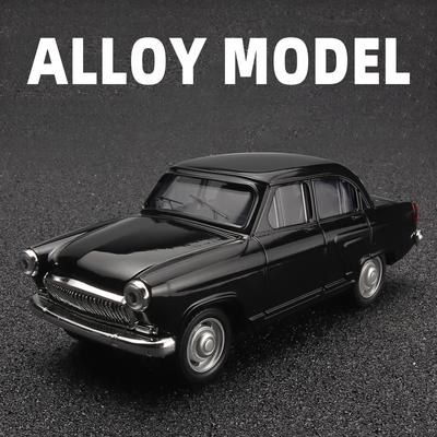 1:43 Volga GAZ-21 Alloy Metal Diecast Car Model Toy Car Model Desktop Decorations Gifts Collect Hobby Gifts Classic Vehicle Boys