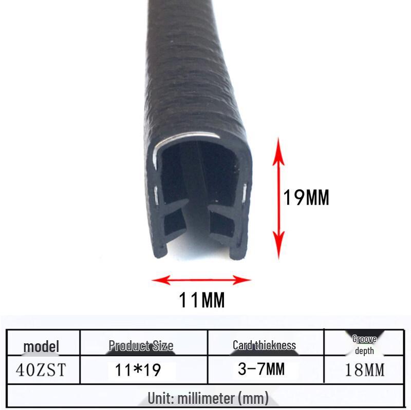 U-Shaped Rubber Edge Trim Seal