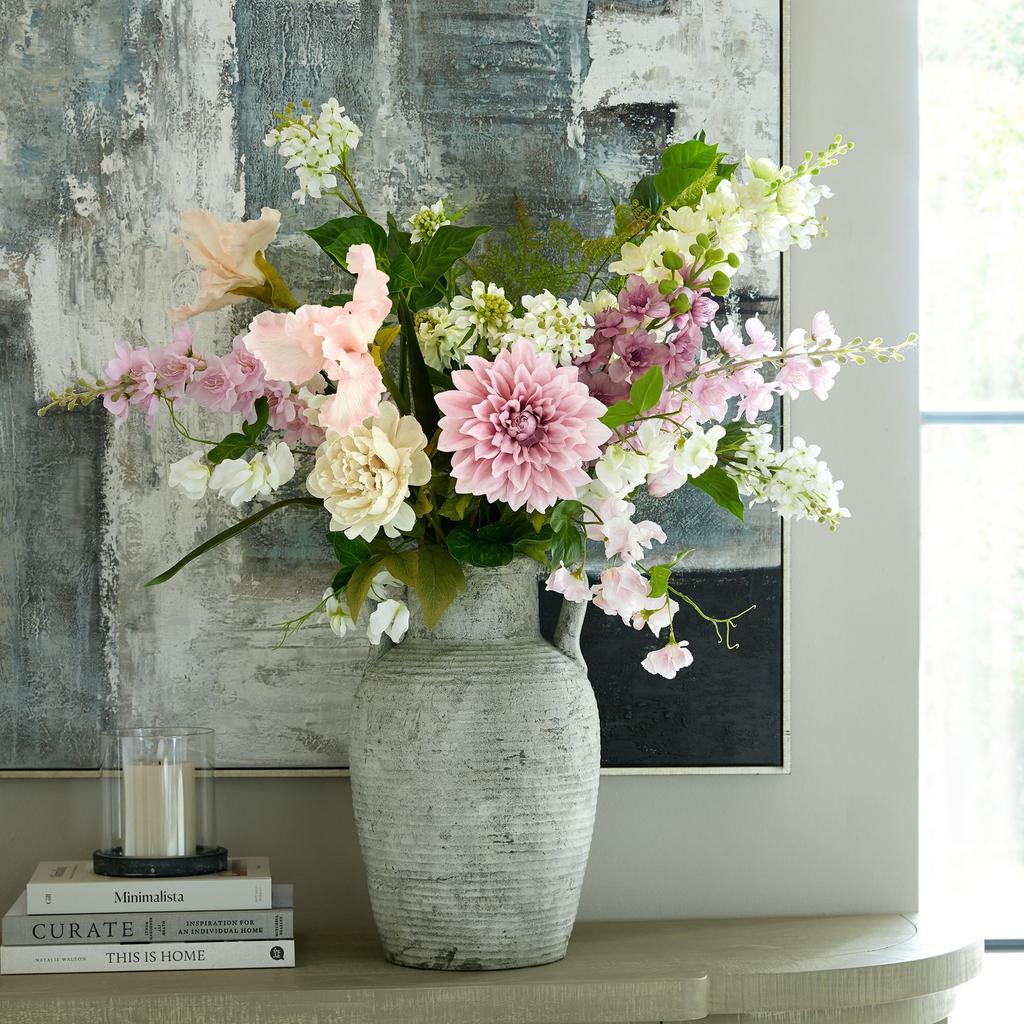 Hill Interiors The Natural Garden Collection White Lilac Artificial Flower