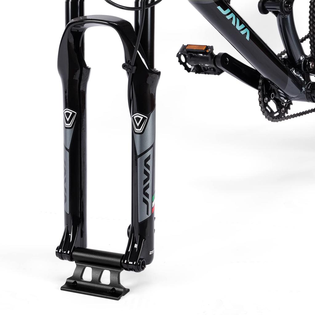 CXWXC Bicycle Front Fork Support Quick Compatible with for Car and Indoor Black Stand, Release, 12mm/15mm Thru-Axles, Storage, (CX-C08)