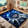 Brighton & Hove Albion Football Print Crystal Velvet Rug, Comfortable Water Absorbent Non Slip Indoor Floor Carpet
