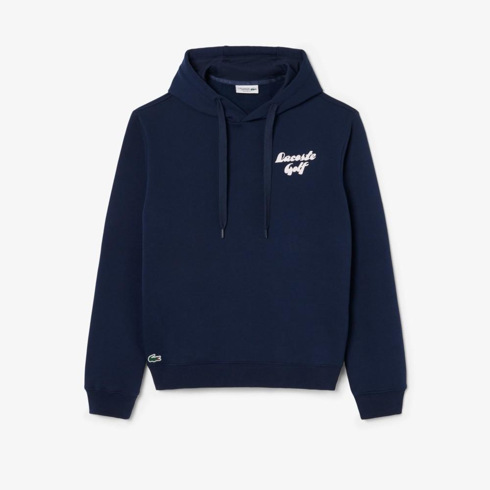 [lacoste] Men's Golf Graphic Hooded Sweatshirt SH4824-55N166
