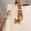 Transparent Dog Hair Storage Container Clear Dog Hair Storage Charm Keychain Adorable Pet Keepsake Capsule Pendant With Key Ring