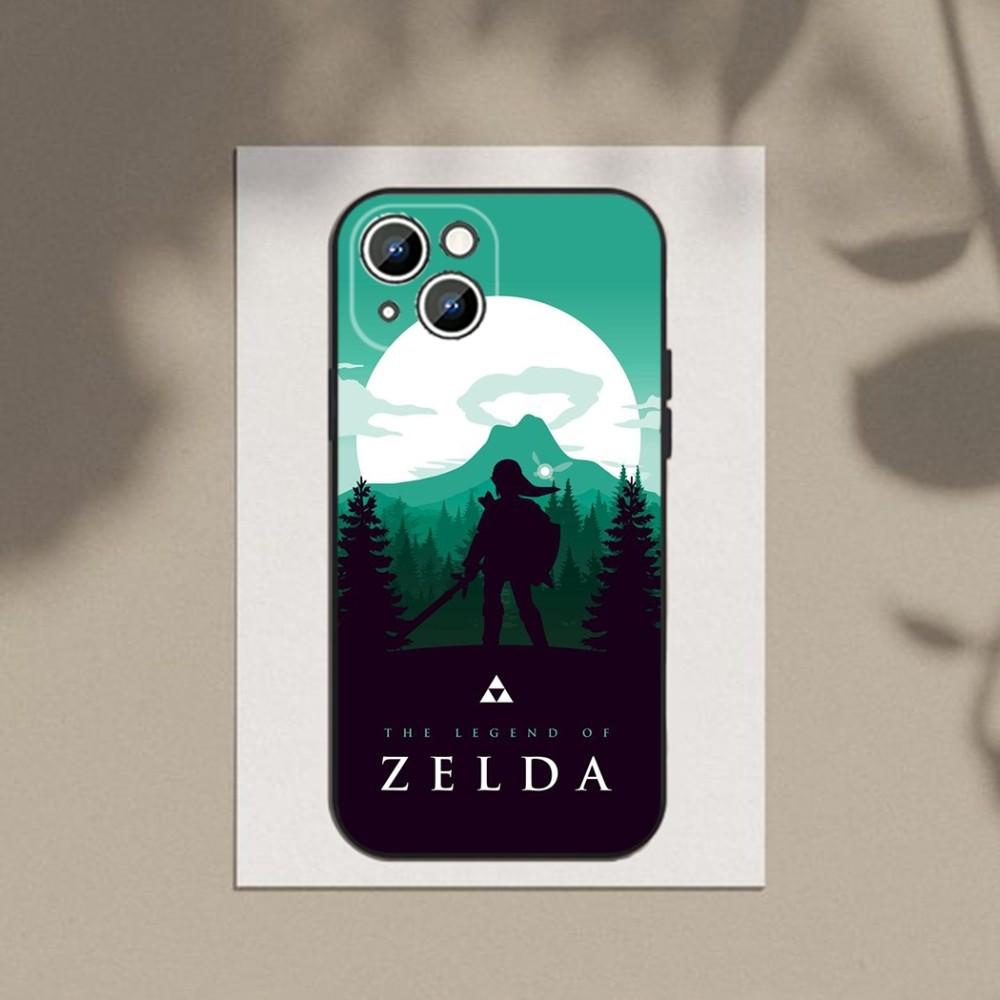 Z-Zeldas Game Phone Case Phone Case For Apple iPhone 15,14,13,12,11,XS,XR,X,8,7,Pro,Max,Plus,mini Silicone Black Cover