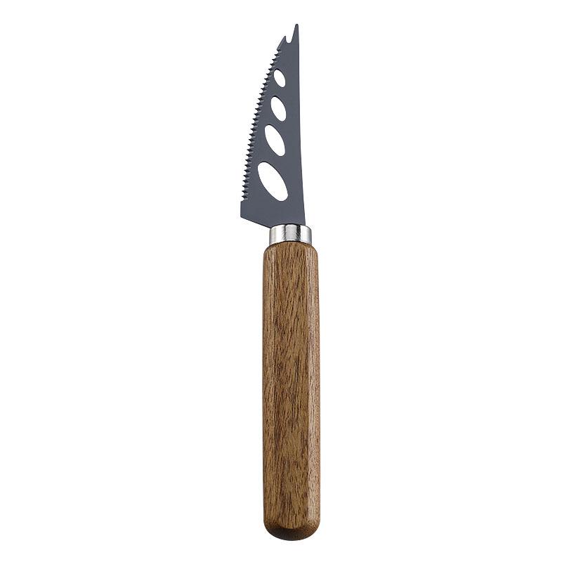 Stainless Steel Cheese Knife & Acacia Wood Handle Cutlery Set