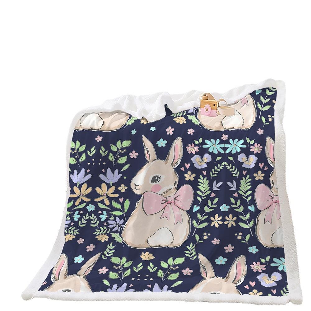 Coperta Animale Coperta Coniglio Pile di Agnello Pile di Cristallo Coperta Universale