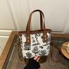 Chinese Fashion Bag Large Capacity Spring and Summer Versatile Canvas Commuter Shoulder Tote Bag Women