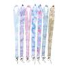 Badge Holder Mobile Phone Strap Marble Printing Lanyard Phone Hang Rope Neck Straps Phone Lanyard