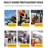 Plus Size 39- 48 Lightweight Men's Safety Shoes Anti-smash Anti-puncture Work Sneakers Steel Toe Shoes Protective Safety Boots