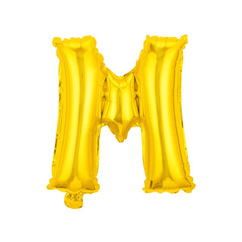 Skinny 32-Inch Rose Gold Letter Balloon Birthday Party Decoration Aluminum Film Balloon Silver Gold Helium Floating In The Air