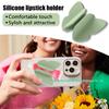Tragbarer Silikon-Handy- und Lipgloss-Halter: Lippenstift, Lipgloss und E-Zigarettenständer