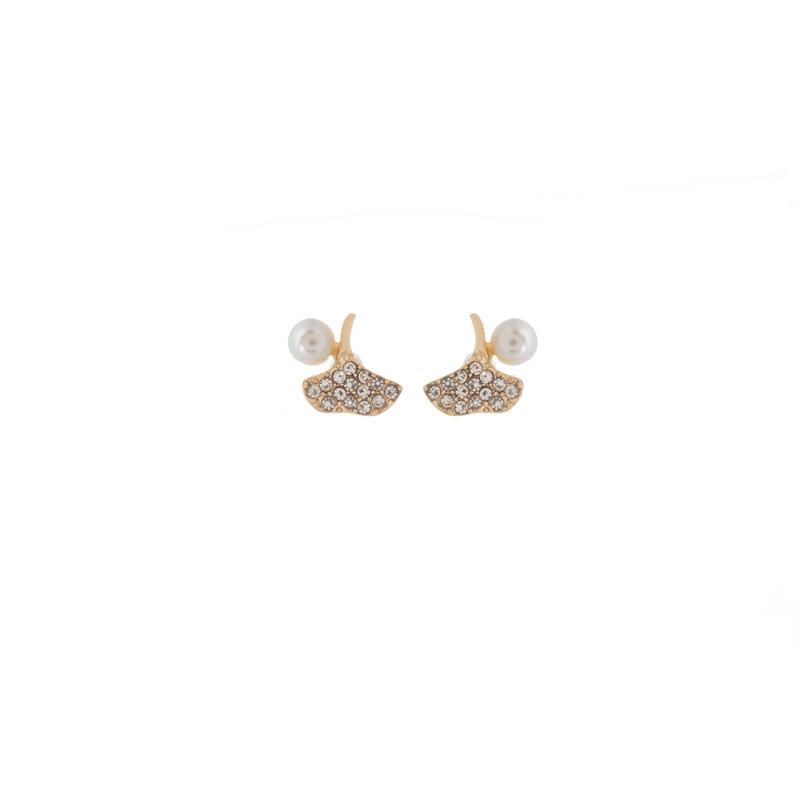Simple Geometric Pearl Stud Earrings Exquisite Commuter Superior Earrings Earrings