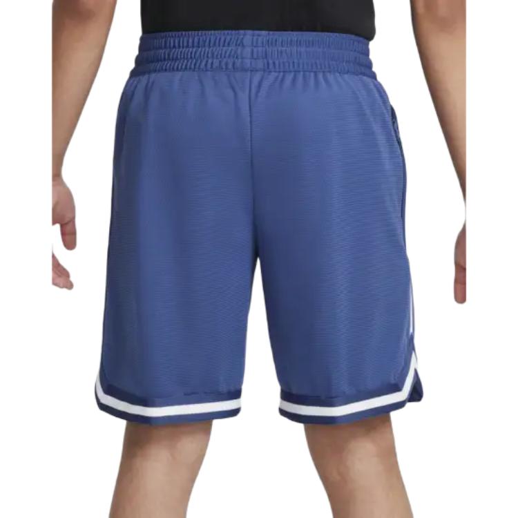 Nike Dri-FIT DNA Solid Color Lace-Up Quick-Dry Casual Basketball Shorts Kids shorts Blue FJ6802-455