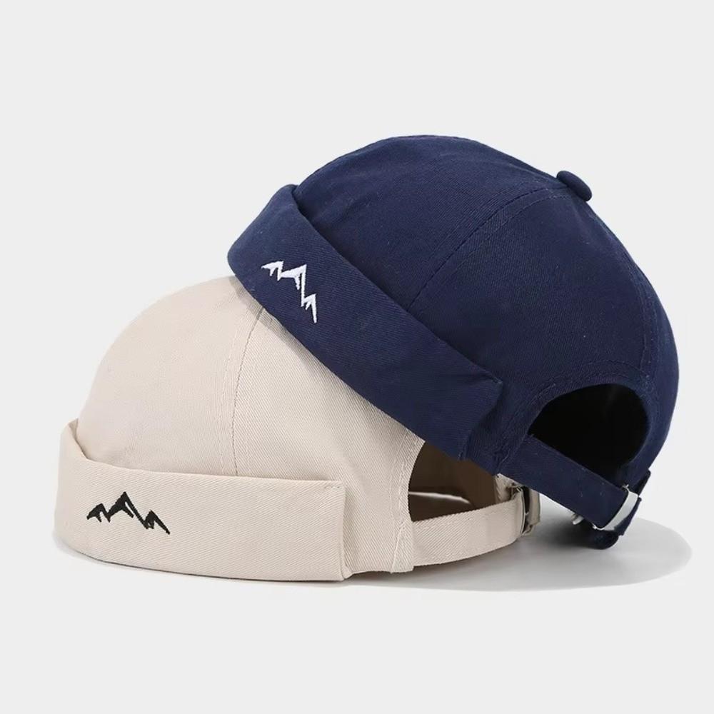 Solid Color Brimless Hat Breathable Hip Hop Hats Fashion Landlord Hat Unisex