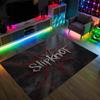 Slipknot Design Křišťálový Sametový Koberec Útulný Ne?Protiskluzová tištěná předložka do ložnice, obývacího pokoje, předsíně