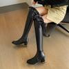 Women's Boots 2023 New Plush Women's Shoes Warm and Sexy Zipper Long Sleeve Over-the-Knee Plush Boots Fashion Winter Boots