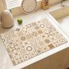 Boho Style Dish Drying Mat Coffee Mat Dish Drying Mat Super Absorbent Dish Drying Pad Kitchen Mat Coffee Machine Pad