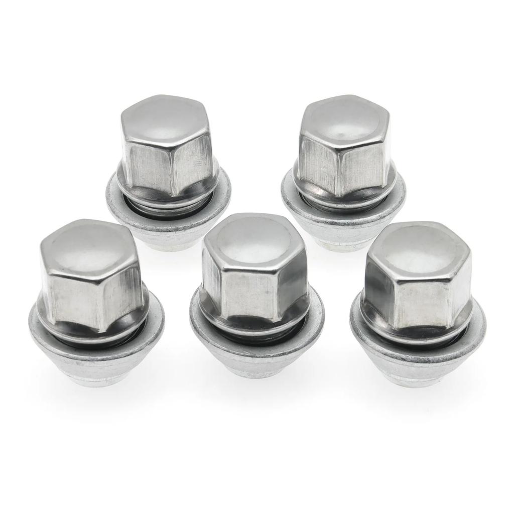 1 Piece M12 X 1.5 19MM Alloy Wheel Lug Nuts Chrome Hex Bolts Flexible For Ford Focus MK1 MK2 MK3 K14844 Car Accessories