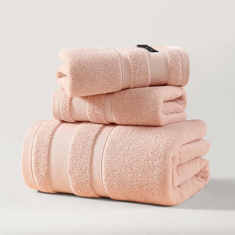Premium All-Cotton Bath Towel: Thick, Soft, Absorbent, Antibacterial, Embroidered for Household and Hotel Use