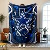Dallas Cowboys Soft and Comfortable Flannel Suitable for Sofas Living Rooms Outdoor Camping Travel and Also Makes a Great Anniversary Gif