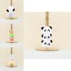 Adorable Panda Head Plush Toy Keychain For Bag Decoration Soft And Cuddly