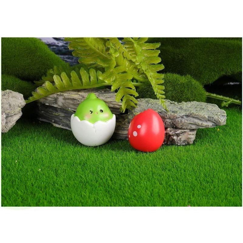 9Pcs/set Cartoon Mini Dinosaurs Animal Miniatures Resin Ornaments Micro Landscape Fairy Garden Dollhouse Decoration