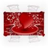 Valentine's Day Table Cloth Rectangular Tea Table Cover Dining Home Decor