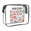 Clear Makeup Bag Large Capacity Cartoon Print Waterproof Cosmetic Pouch Lightweight Travel Organizer Tote Bag